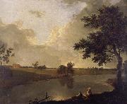 Richard  Wilson View of Tabley House,Cheshire Spain oil painting artist